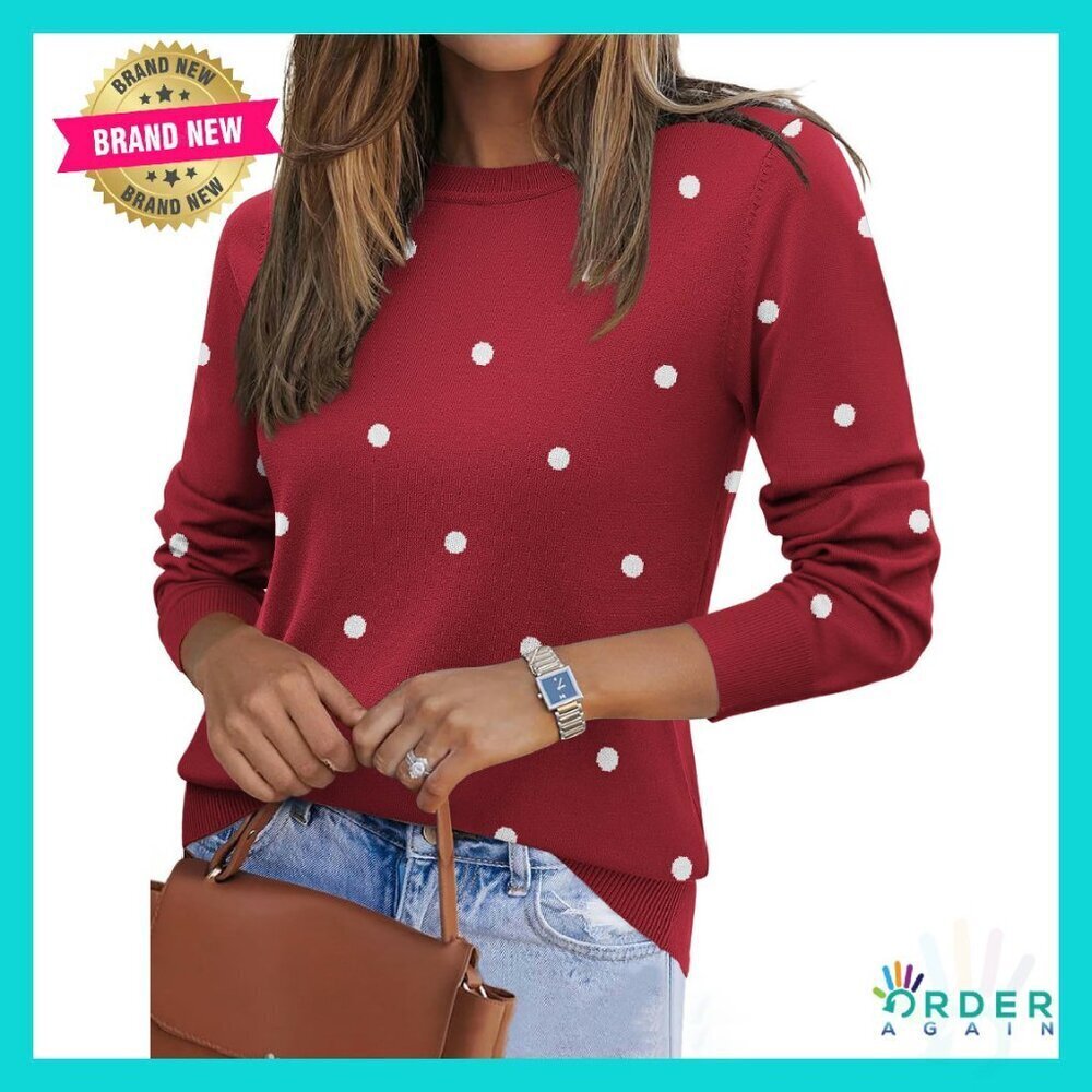 Classic Crew Neck Pullover Sweater Elegant Minimal Chic Loose Fit